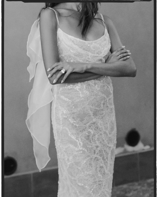 Inside Model Dominique Elissa’s Bridal Wardrobe: Style, Stories & Sentiment