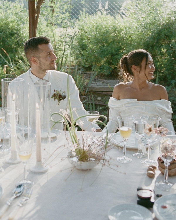 A Bold Destination Wedding in Umbria with Chartreuse Drapery & a Surprise Movie Moment