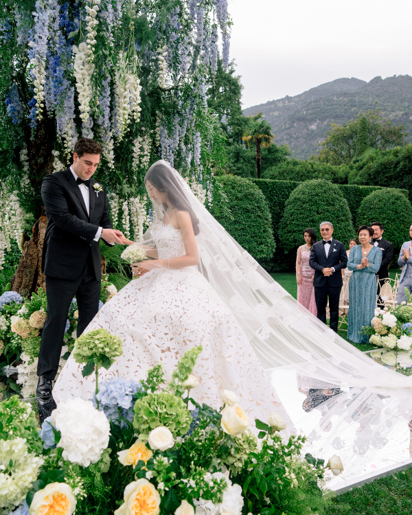 Behind the Design: How Celebrity Florist Larry Walshe Created Becca Bloom’s Viral Lake Como Wedding