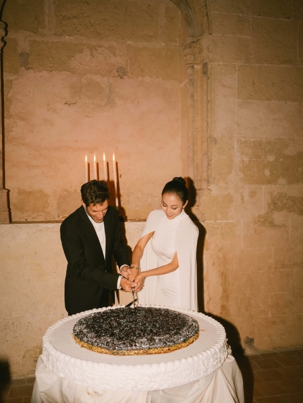 Influencer Xiayan Guo's Cinematic Abbey Wedding in Southern France