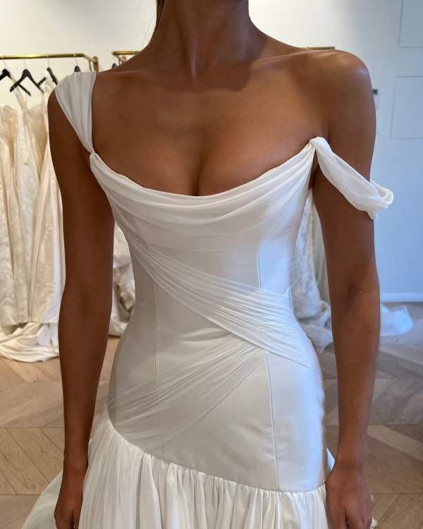 Inside Model Dominique Elissa’s Bridal Wardrobe: Style, Stories & Sentiment