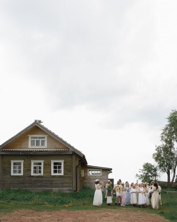 A Folkloric Countryside Wedding with Every Detail Handcrafted By Family & Friends