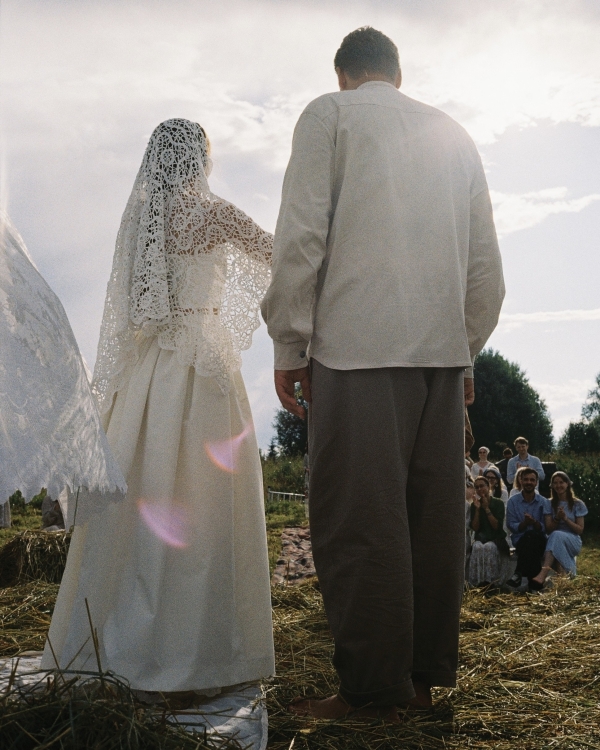 A Folkloric Countryside Wedding with Every Detail Handcrafted By Family & Friends