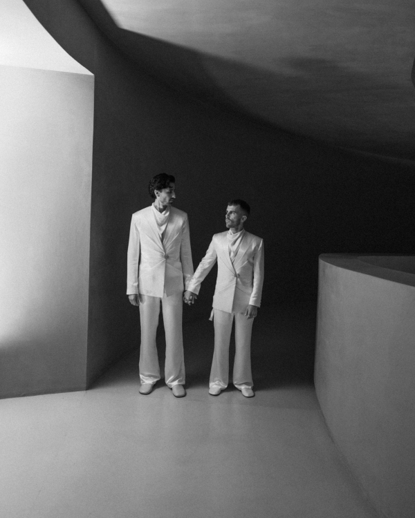 A Bold Botanical-Inspired Wedding Amongst Brutalist Architecture in Portugal