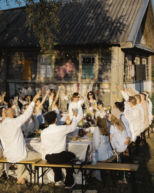 A Folkloric Countryside Wedding with Every Detail Handcrafted By Family & Friends