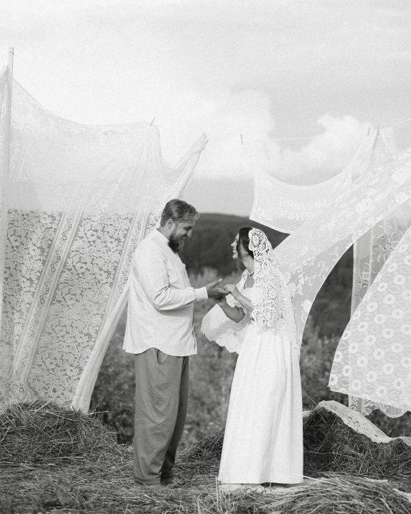 A Folkloric Countryside Wedding with Every Detail Handcrafted By Family & Friends