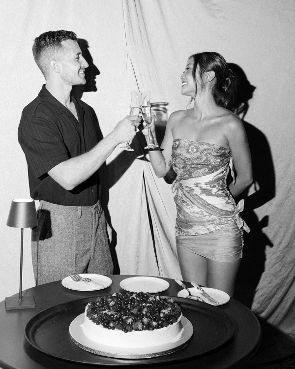 A Bold Destination Wedding in Umbria with Chartreuse Drapery & a Surprise Movie Moment