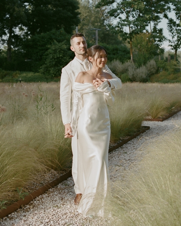 A Bold Destination Wedding in Umbria with Chartreuse Drapery & a Surprise Movie Moment