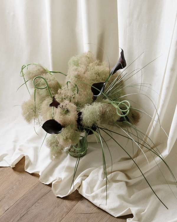 A Bold Destination Wedding in Umbria with Chartreuse Drapery & a Surprise Movie Moment