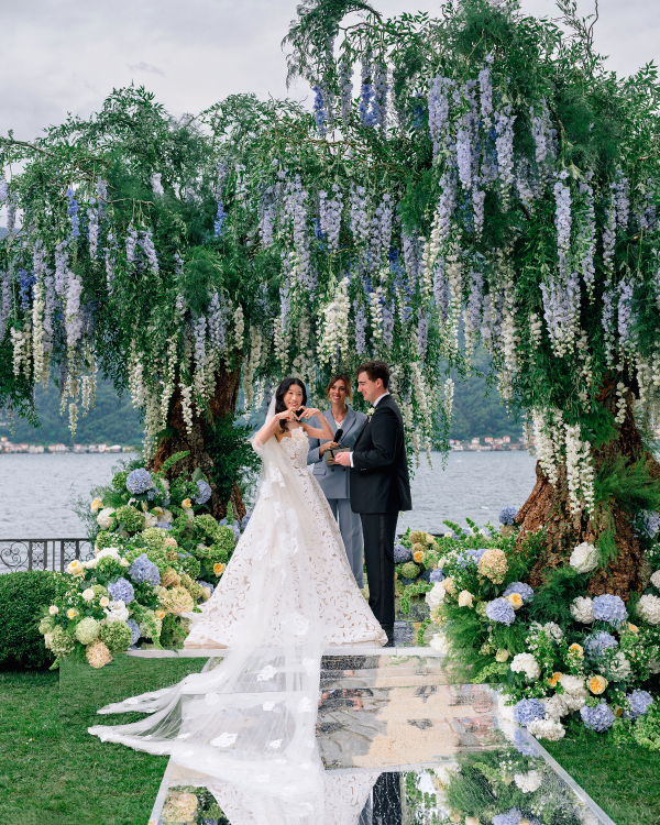 Behind the Design: How Celebrity Florist Larry Walshe Created Becca Bloom’s Viral Lake Como Wedding