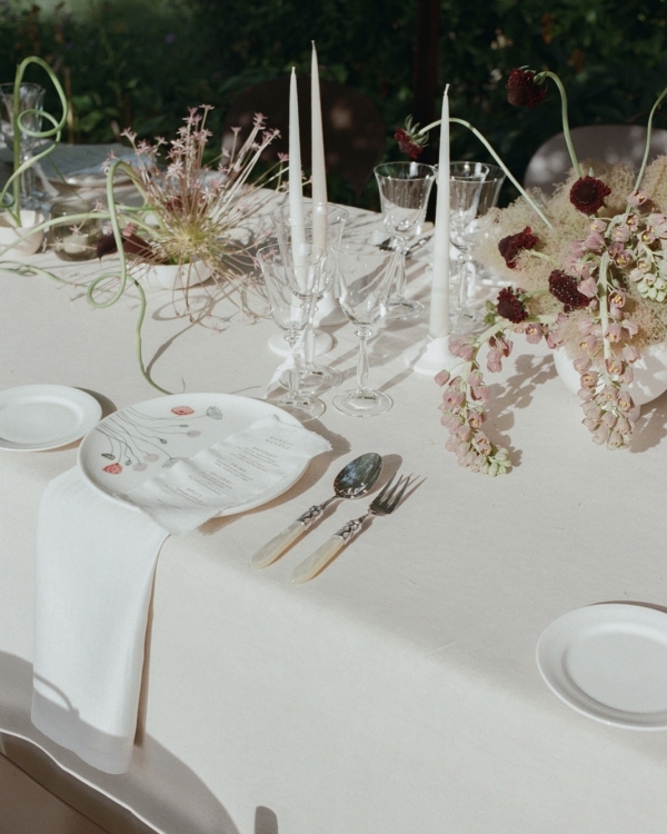 A Bold Destination Wedding in Umbria with Chartreuse Drapery & a Surprise Movie Moment